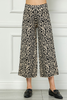 Image of See and Be Seen High Waist Wide Leg Leopard Print Pant - Leopard