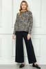 Image of See and Be Seen Leopard Print Button Front Knit Cardigan - Leopard