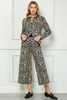 Image of See and Be Seen Leopard Print Button Front Knit Cardigan - Leopard
