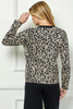 Image of See and Be Seen Leopard Print Button Front Knit Cardigan - Leopard
