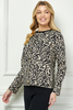 Image of See and Be Seen Leopard Print Button Front Knit Cardigan - Leopard