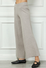 Image of See and Be Seen Sweater Knit Wide Leg Pant - Mocha