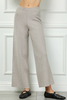 Image of See and Be Seen Sweater Knit Wide Leg Pant - Mocha