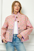 Image of See and Be Seen Reversible Quilted Jacket - Multicolor