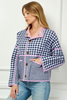 Image of See and Be Seen Reversible Quilted Jacket - Multicolor