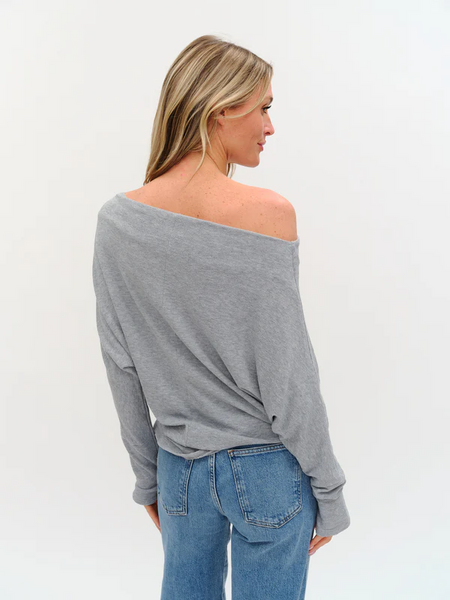 Six Fifty Anywhere Top - Heather Grey