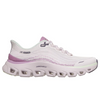 Image of Skechers Slip-Ins: Arch Fit Glide-Step Wave Sneaker - White/Lavender