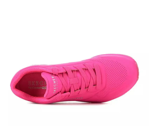 Skechers Uno Night Shades Sneaker - Hot Pink *Take an EXTRA 25% Off*
