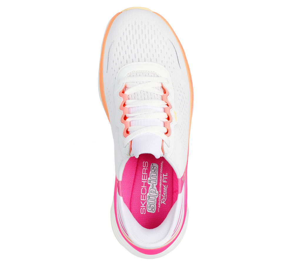 Skechers Hands Free Slip-ins® Relaxed Fit®: D'Lux Vapor - White/Multicolor
