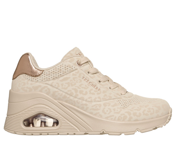 Skechers UNO Wedge - Safari Daze - Off White