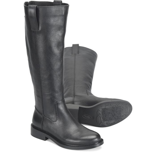 Sofft Samantha III Tall Waterproof Leather Boot - Black