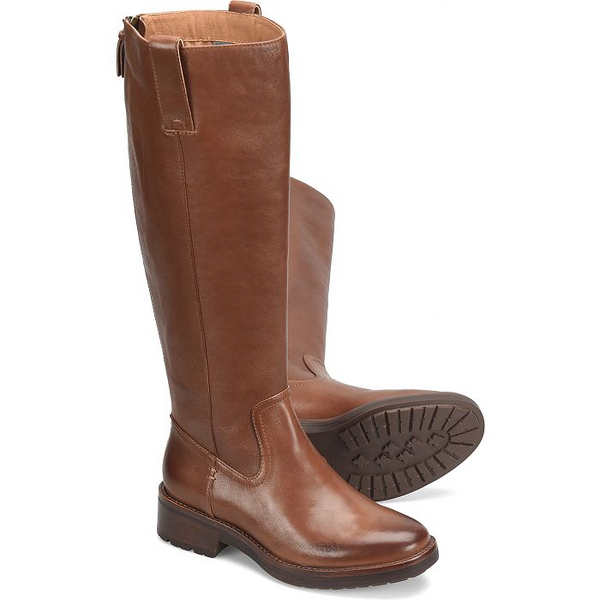 Sofft Samantha II Tall Leather Boot - Cognac *Take an EXTRA 25% Off*