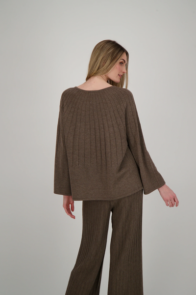 Spanner Sunray Sweater Knit Top - Cedar