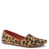 Image of Spring Step Kathaleta Calf Hair Suede Slip On Shoe - Leopard Print