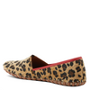 Image of Spring Step Kathaleta Calf Hair Suede Slip On Shoe - Leopard Print