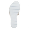 Image of Spring Step Lavona Twist Leather Slide Sandal - Silver