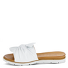 Image of Spring Step Lavona Twist Leather Slide Sandal - White