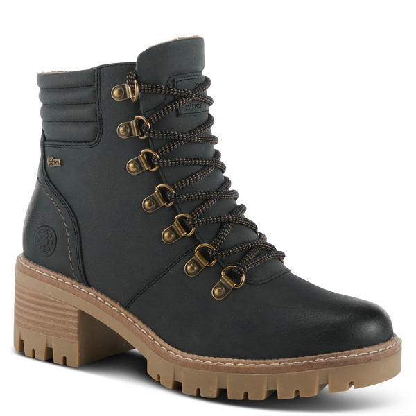Spring Step Rockies Lug Sole Lace Up Boot - Navy *Take an EXTRA 25% Off*