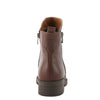 Image of Spring Step Zipstering Crinkle Leather Bootie - Brown *Take an EXTRA 25% Off*