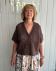 Image of Steven Guy Crocheted Cotton Blend Button Front Short Sleeve Cardigan - Coco