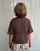 Image of Steven Guy Crocheted Cotton Blend Button Front Short Sleeve Cardigan - Coco