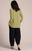 Image of Sympli Go To Classic T 3/4 Sleeve - Epsom Green