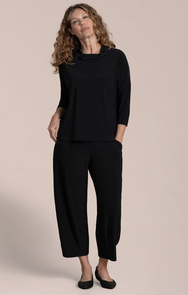 Sympli Slouch Sweatshirt - Black