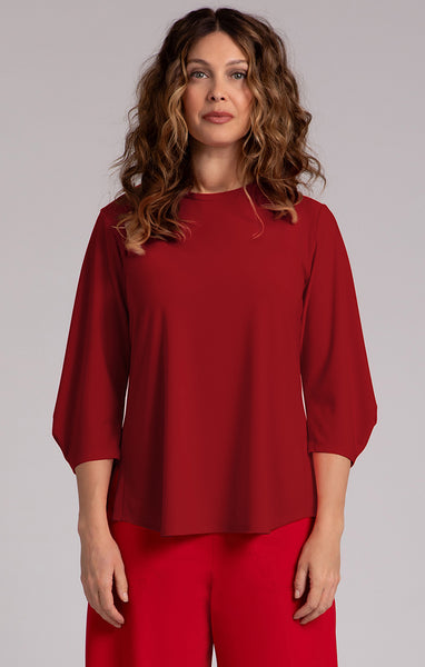 Sympli Classic Lantern Top - Red