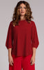 Image of Sympli Classic Lantern Top - Red