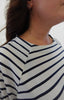 Image of Sympli Breezy Raglan Top - Navy/White Stripe