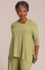 Image of Sympli Splice Angle Top - Epsom Green