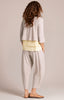 Image of Sympli V-Neck Bolero Cardigan - Cashew