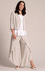 Image of Sympli V-Neck Bolero Cardigan - Cashew