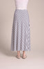 Image of Sympli Essential A-Line Skirt - Navy/White Stripe