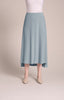 Image of Sympli Flounce A-Line Skirt - Stone Blue