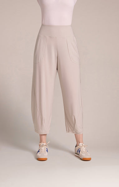 Sympli Splice Lantern Pant - Cashew