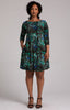 Image of Sympli Nu Trapeze Dress Plus Size - Digi Forest Camo