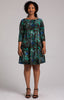 Image of Sympli Nu Trapeze Dress Plus Size - Digi Forest Camo