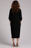 Image of Sympli Lantern Column Dress - Black