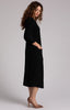 Image of Sympli Lantern Column Dress - Black