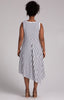 Image of Sympli Sleeveless Slant Pocket Dress - Navy/White Stripe