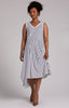 Image of Sympli Sleeveless Slant Pocket Dress - Navy/White Stripe