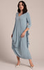 Image of Sympli Drama Dress 3/4 Sleeve - Stone Blue