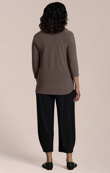 Sympli Sympli Go To Classic T 3/4 Sleeve - Tapenade