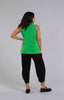 Image of Sympli Deep V Trapeze Tank - Kelly Green