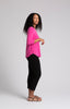 Image of Sympli Go To Classic T 3/4 Sleeve - Peony *Take 15% Off*
