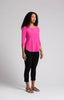 Image of Sympli Go To Classic T 3/4 Sleeve Plus Size - Peony *Take 15% Off*