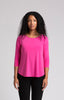 Image of Sympli Go To Classic T 3/4 Sleeve Plus Size - Peony *Take 15% Off*