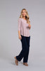Image of Sympli Go To Classic T 3/4 Sleeve - Dusty Rose