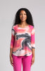 Image of Sympli Go To Classic T 3/4 Sleeve - Marble Print